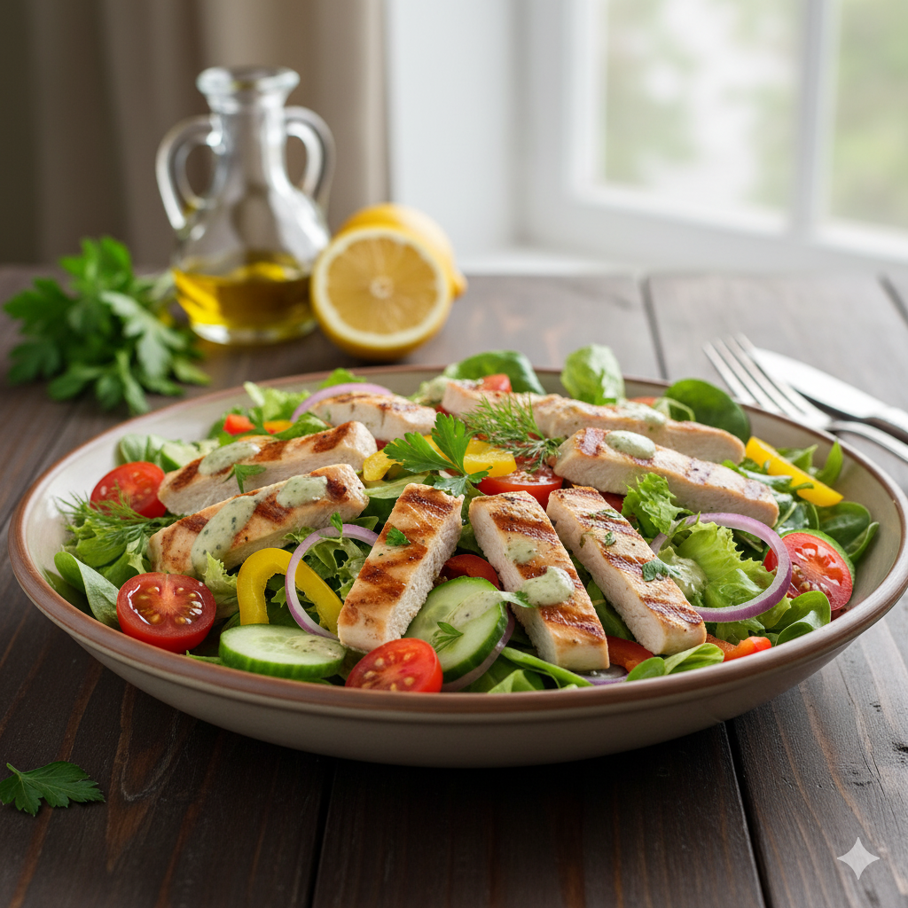 salade de poulet